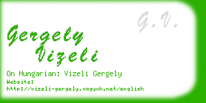 gergely vizeli business card